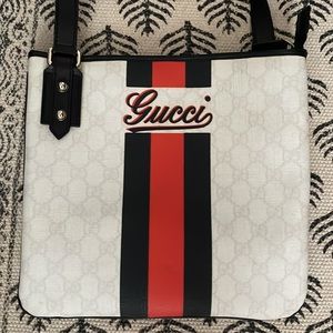 Authentic GUCCI Joy Line Crossbody Logo Bag